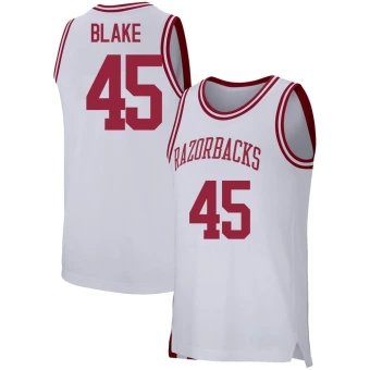 Men's Arkansas Razorbacks Lawson Blake Basketball Jersey - Replica White