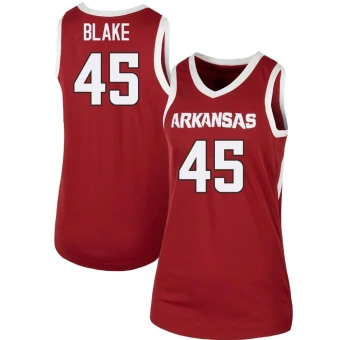 Women's Arkansas Razorbacks Lawson Blake Cardinal Basketball Jersey - Replica